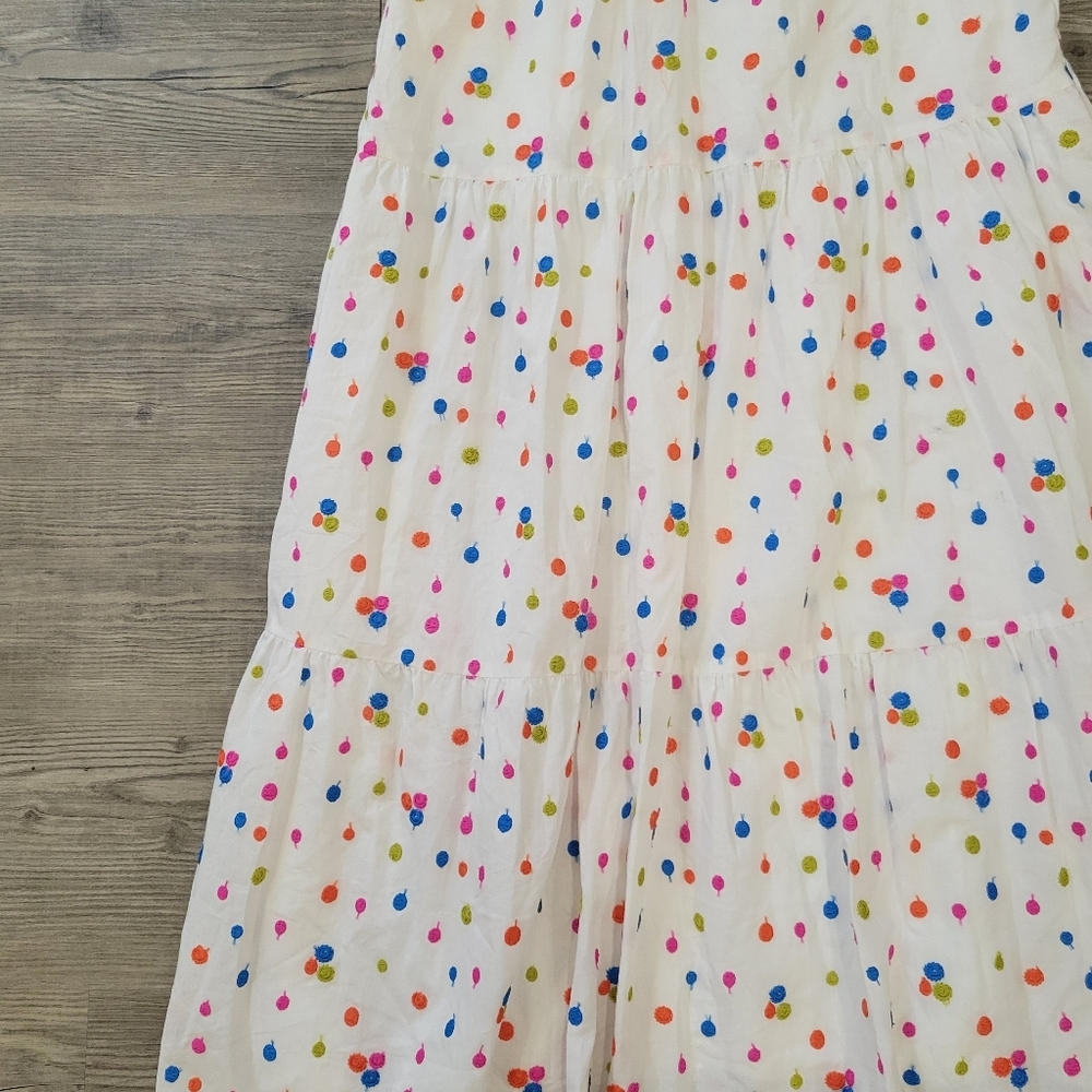 Vilagallo Women's Cotton Polka Dot Maxi Dress Size 36 - Picture 7 of 16